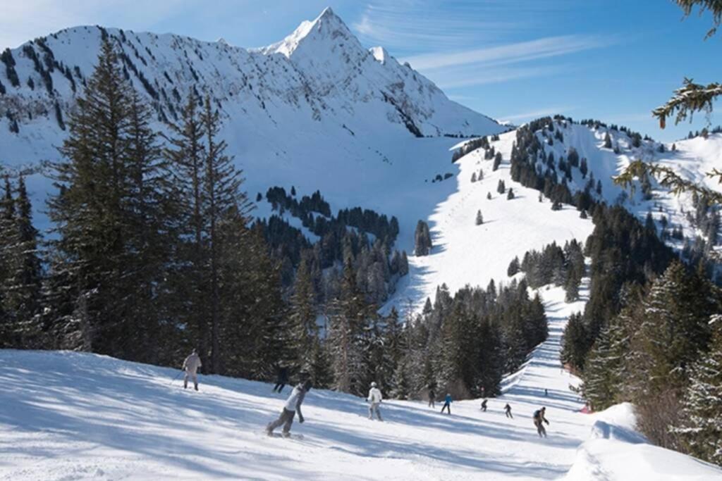 Le Relai S34 - Grand Et Lumineux Studio Avec Coin Montagne 4-6 Pers Avec Wifi, 50M Des Pistes, Grand Balcon Expose Sud, Draps Non Compris Saint-Jean-dʼAulps Екстериор снимка