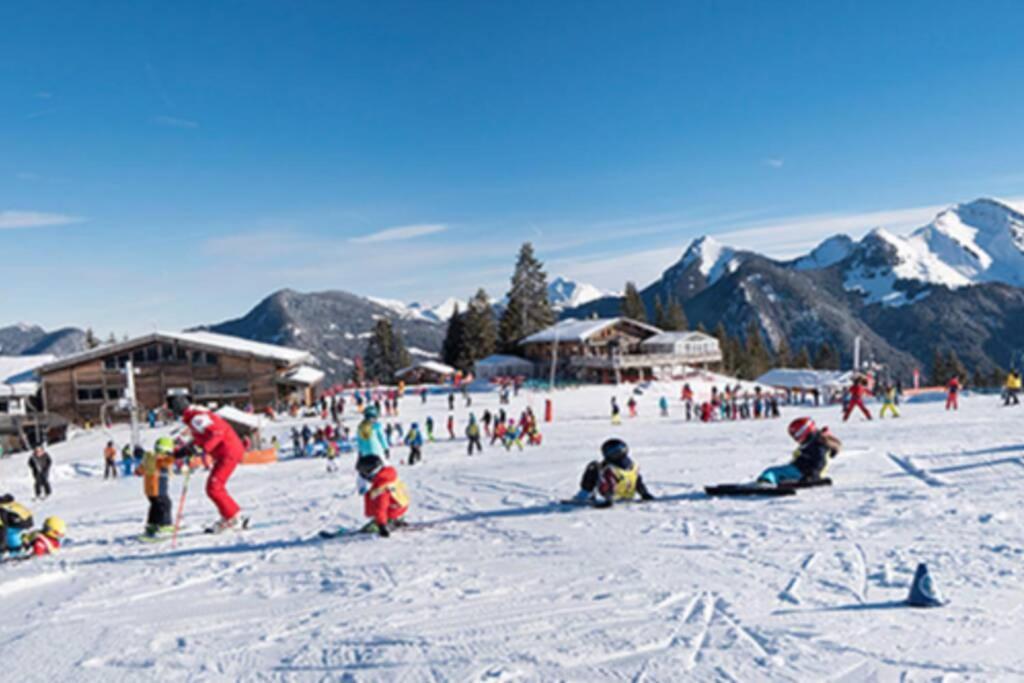 Le Relai S34 - Grand Et Lumineux Studio Avec Coin Montagne 4-6 Pers Avec Wifi, 50M Des Pistes, Grand Balcon Expose Sud, Draps Non Compris Saint-Jean-dʼAulps Екстериор снимка