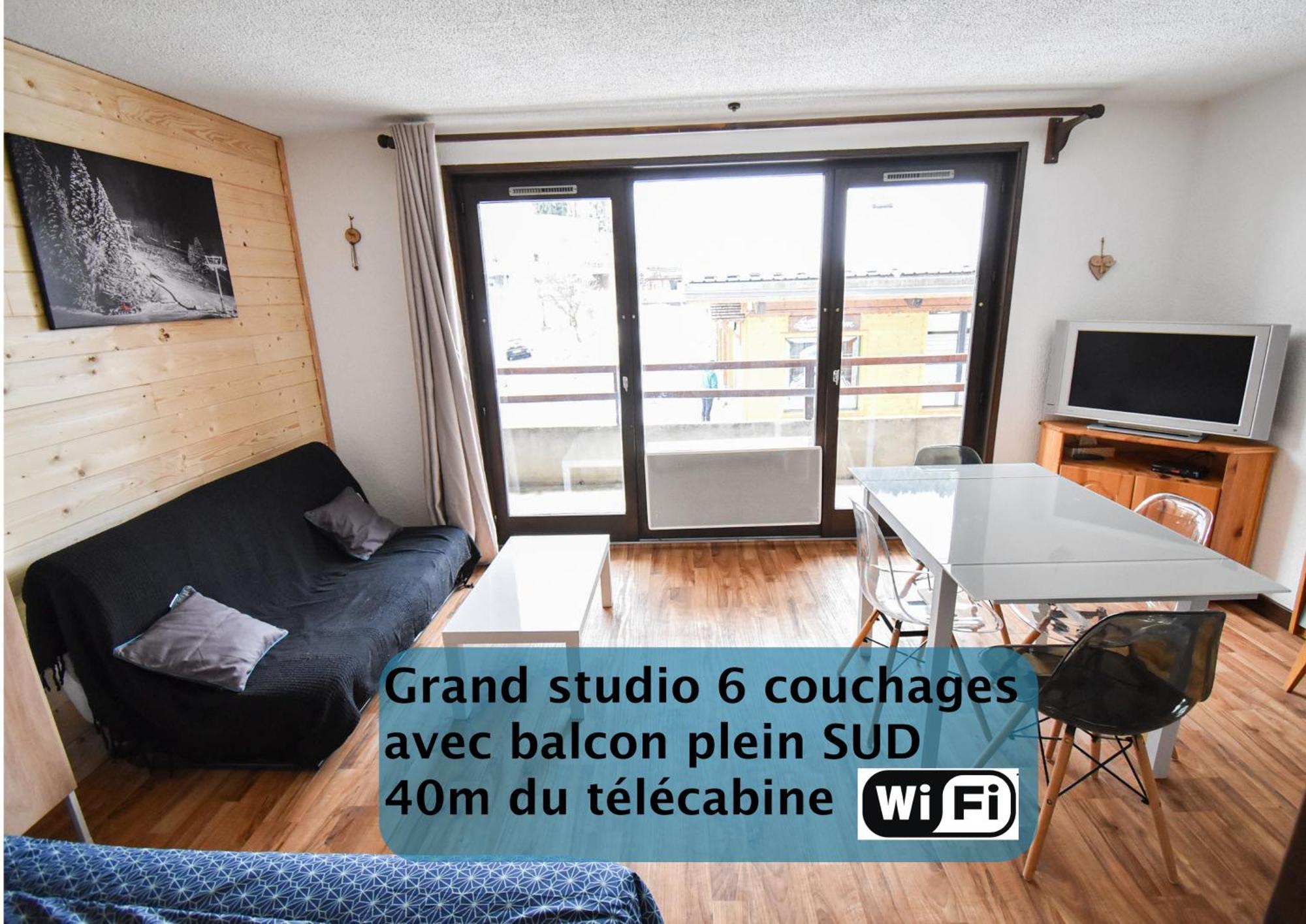 Le Relai S34 - Grand Et Lumineux Studio Avec Coin Montagne 4-6 Pers Avec Wifi, 50M Des Pistes, Grand Balcon Expose Sud, Draps Non Compris Saint-Jean-dʼAulps Екстериор снимка